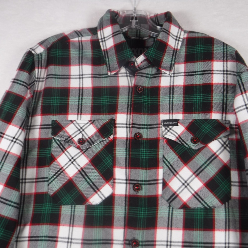Dixxon Flannel Company Snap-on Limited Edition Shirt Mens M Black Plaid Outdoor